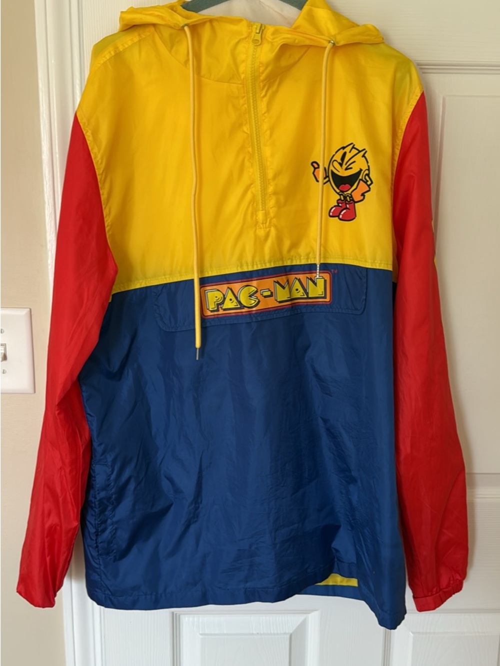 PAC-man Windbreaker quarter zip